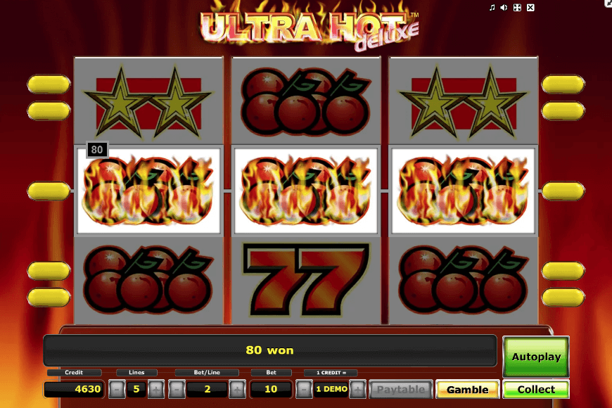 ultra hote deluxe slot