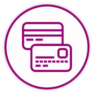 debit and credit cards