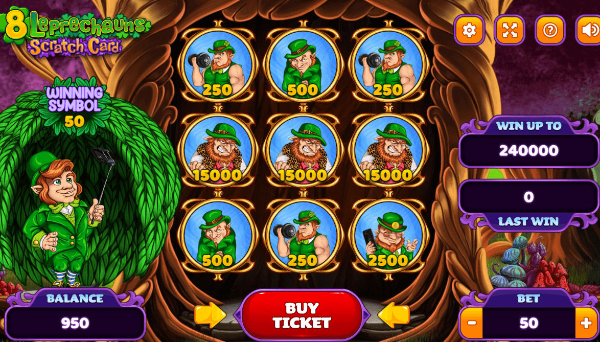 Scratch Game Leprechaun