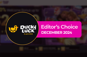DuckyLuck Casino - Editor’s Choice December 2024 Screenshot